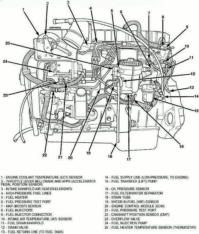 24V Cummins Engine Diagram