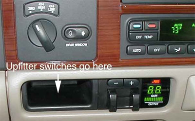 Installing Uper Switches In 2005
