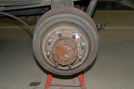 Adjusting Rear Drum Brakes